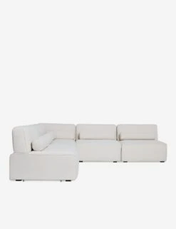 Solana Corner Sectional Sofa By Eny Lee Parker -MIUBOW Furniture Shop ChaiseCornerSectionalSofa IvoryLinen120 BolstersnoBows L0469142 2698 Front
