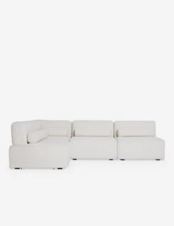 Solana Chaise Sectional Sofa By Eny Lee Parker -MIUBOW Furniture Shop ChaiseSectionalSofa IvoryLinen120 LAF L0469133 BolstersnoBows 2714