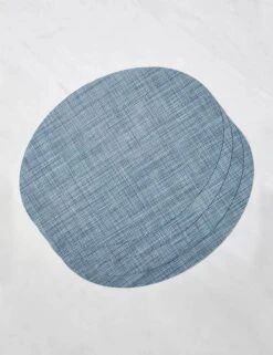 Mini Basketweave Oval Placemat (Set Of 4) By Chilewich 16 Mini Basketweave Oval Placemat (Set Of 4) By Chilewich -MIUBOW Furniture Shop ChilewichMiniBasketweaveOvalPlacemat Chambray Setof4 6254 cac87cd8 614d 4033 8665 d9c75a4ed594