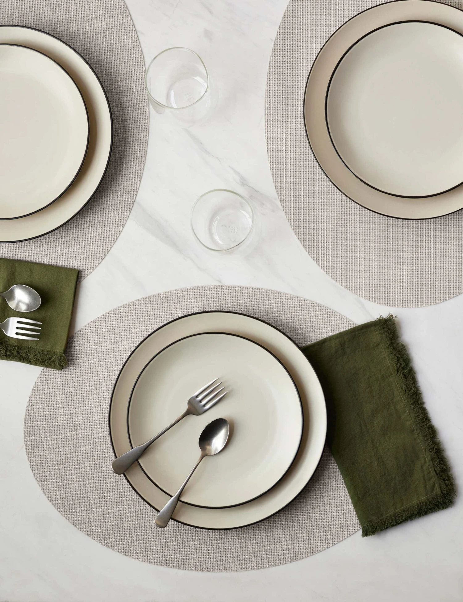 Mini Basketweave Oval Placemat (Set Of 4) By Chilewich 6 Mini Basketweave Oval Placemat (Set Of 4) By Chilewich - Image 6