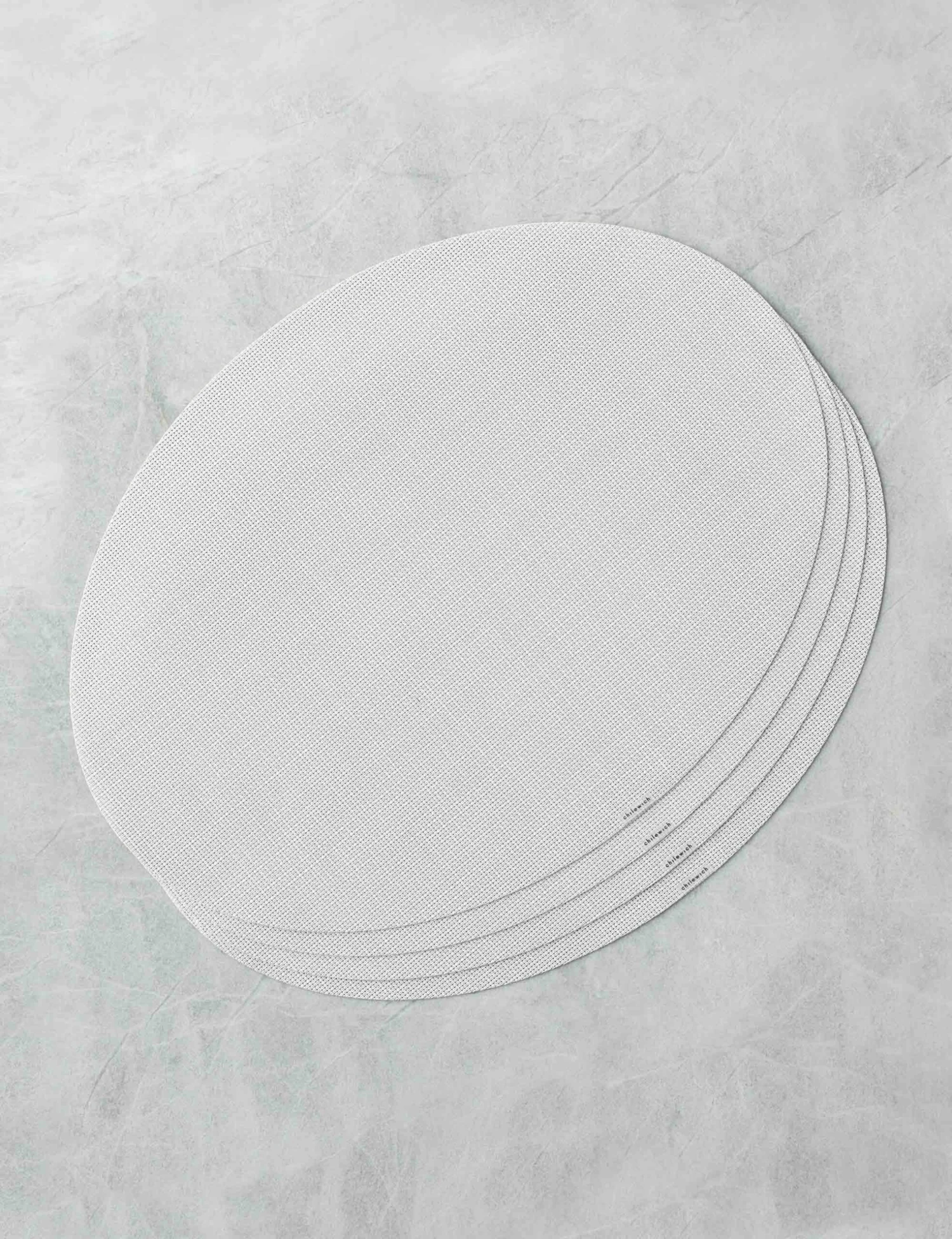 Mini Basketweave Oval Placemat (Set Of 4) By Chilewich 9 Mini Basketweave Oval Placemat (Set Of 4) By Chilewich - Image 9