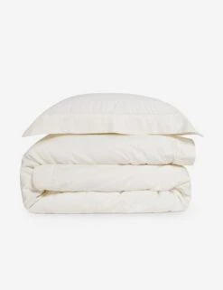 Classico Hemstitch Cotton Sateen Duvet Set By Pom Pom At Home -MIUBOW Furniture Shop ClassicoDuvetIvory Product