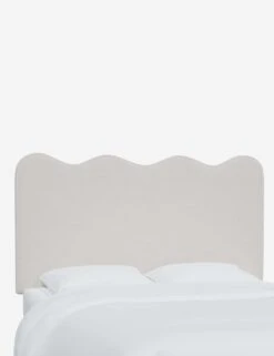 Clementine Headboard -MIUBOW Furniture Shop ClementineHeadboard SnowVelvet 1431FTTNSNW
