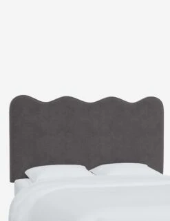 Clementine Headboard -MIUBOW Furniture Shop ClementineHeadboard SteelVelvet 1431FTTNSTL 4efbd91d 5c02 42cf 9652 c8ed0d9e4434