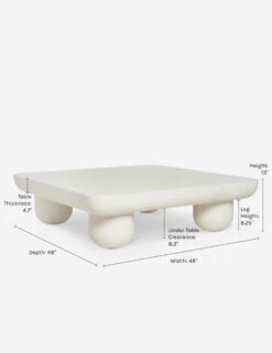 Clouded Square Coffee Table By Sarah Sherman Samuel 13 Clouded Square Coffee Table By Sarah Sherman Samuel -MIUBOW Furniture Shop CloudedCoffeeTable 3641