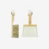 Mr. And Mrs. Clynk Dustpan + Natural Brush With Wall Hooks Set By Andrée Jardin
