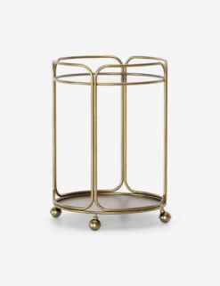 Nathalie Round Bar Cart -MIUBOW Furniture Shop DIN00237