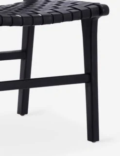 Gallagher Leather Dining Chair -MIUBOW Furniture Shop DOV25003BK DETAIL