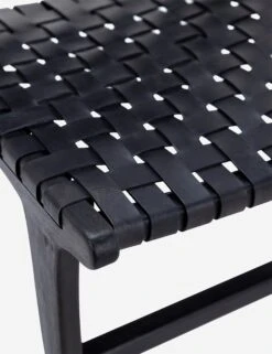 Gallagher Leather Dining Chair -MIUBOW Furniture Shop DOV25003BK D 1