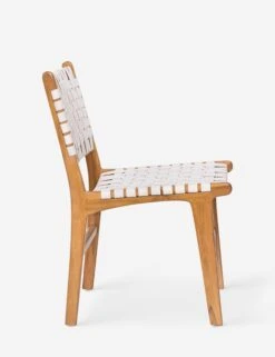 Gallagher Leather Dining Chair -MIUBOW Furniture Shop DOV25003WH P