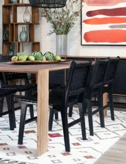 Gallagher Leather Dining Chair -MIUBOW Furniture Shop DOV6371 DOV25003BK