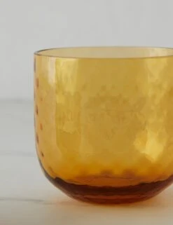 Dapple Tumbler (Set Of 2) By LSA International -MIUBOW Furniture Shop DappleTumbler SunAmberbyLSAInternational A0655654 17561