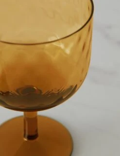 Dapple Wine Glass By LSA International -MIUBOW Furniture Shop DappleWineGlass SunAmberbyLSAInternational A0655653 17539copy