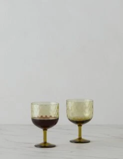 Dapple Wine Glass By LSA International -MIUBOW Furniture Shop DappleWineGlass WoodlandGreenbyLSAInternational A0655653 17537