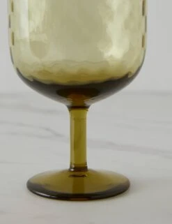 Dapple Wine Glass By LSA International -MIUBOW Furniture Shop DappleWineGlass WoodlandGreenbyLSAInternational A0655653 17538