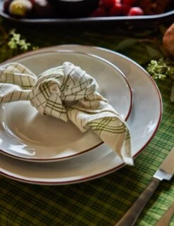 French Lattice Napkins (Set Of 4) By Heather Taylor Home -MIUBOW Furniture Shop DiningRoom 15075 Swatch SITECROP