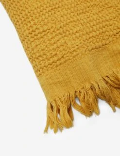 Ella Waffle Towel By House No. 23 -MIUBOW Furniture Shop EllaTowel Mustard 17448