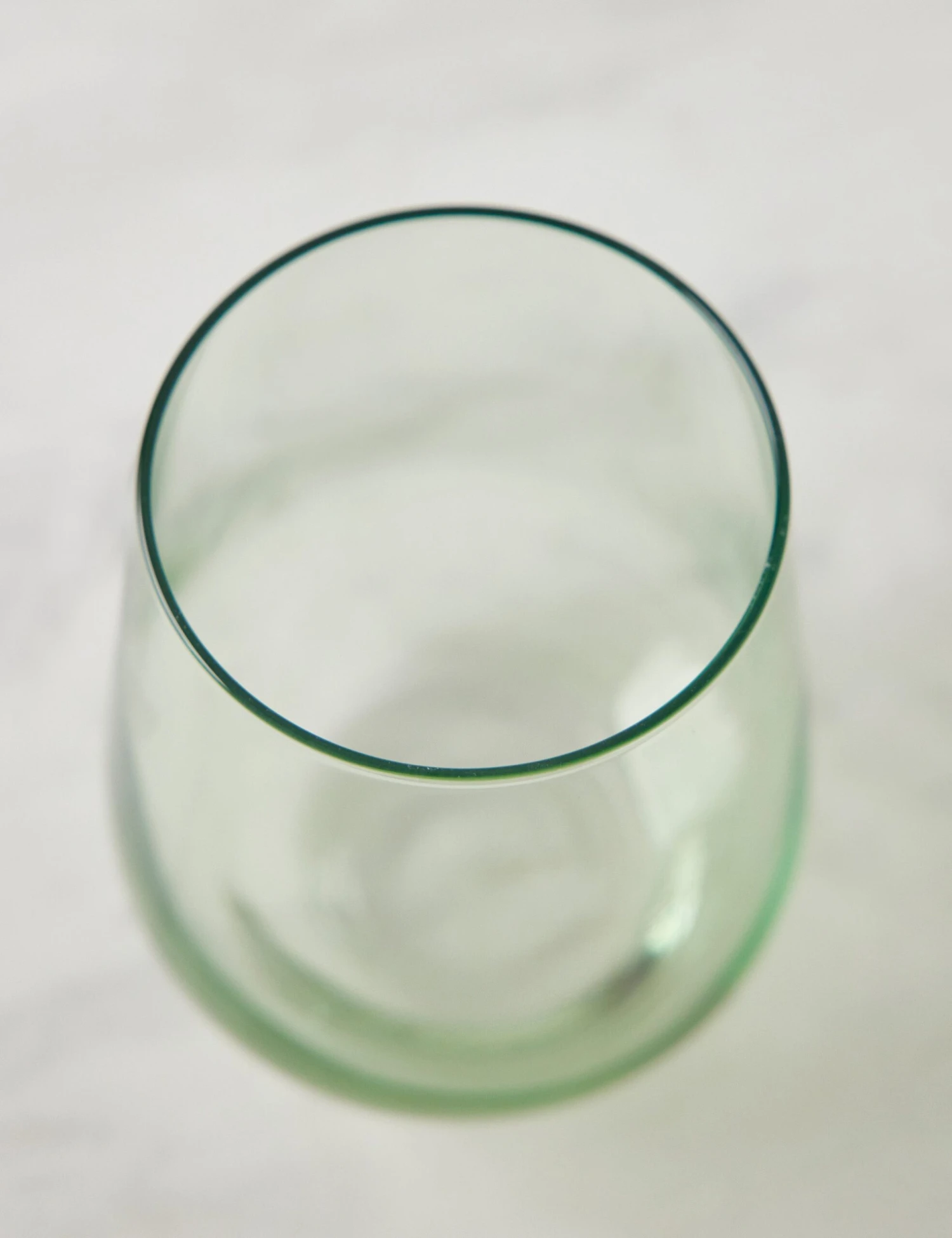 Stemless Wine Glass (Set Of 2) By Estelle Colored Glass - Image 5
