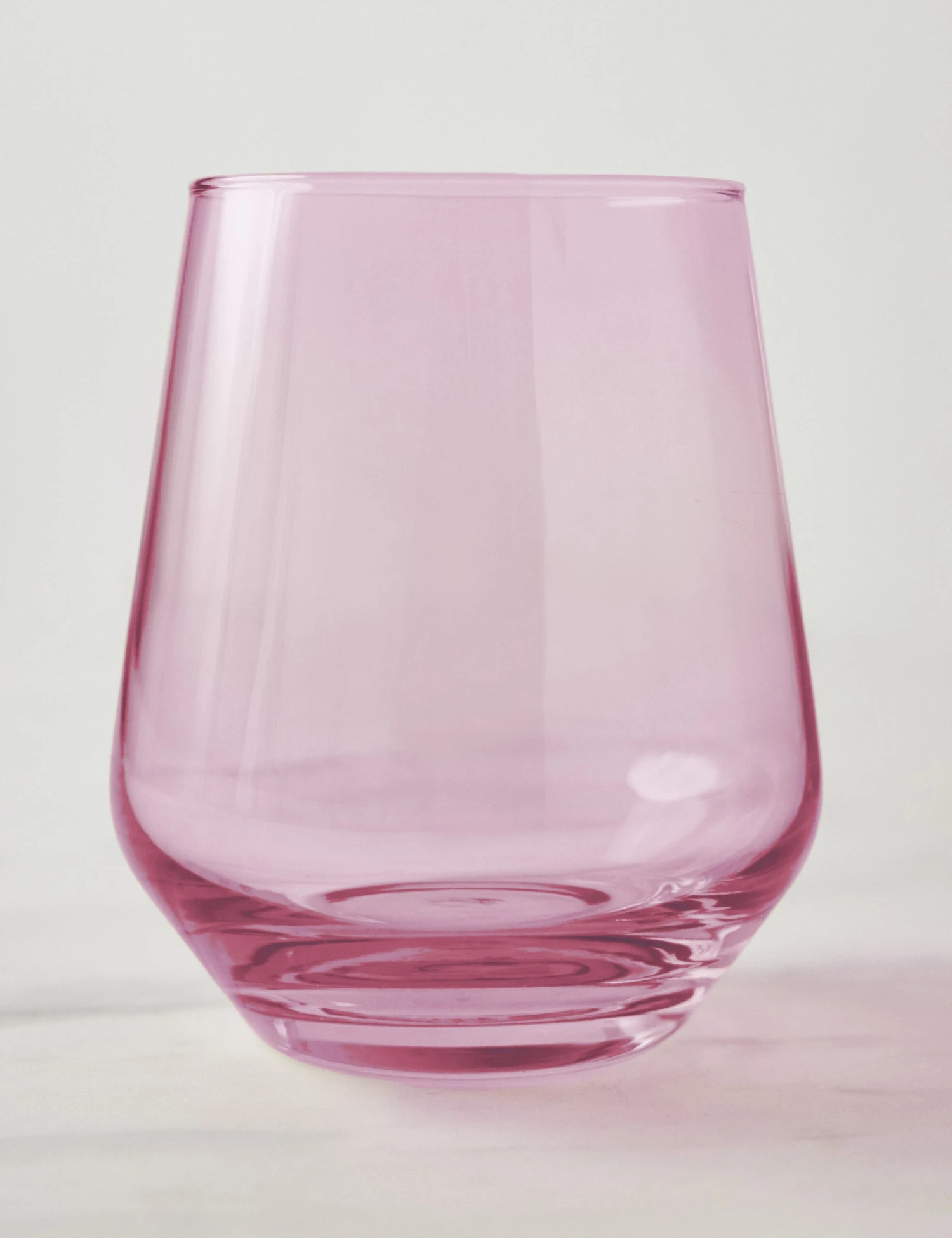 Stemless Wine Glass (Set Of 2) By Estelle Colored Glass - Image 7