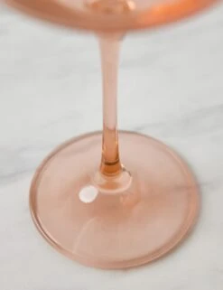 Stemware (Set Of 2) By Estelle Colored Glass -MIUBOW Furniture Shop EstelleColoredGlassWineGlass Blush Setof2 7907