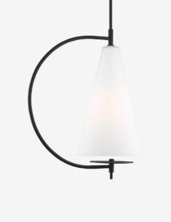 Gesture Tall Pendant Light By Kelly Wearstler -MIUBOW Furniture Shop FS KP1041MBK ALT