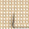 Faux Large Caning Peel + Stick Wallpaper