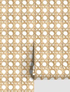 Faux Large Caning Peel + Stick Wallpaper
