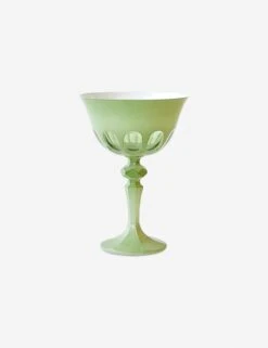 Rialto Coupe Glass (Set Of 2) -MIUBOW Furniture Shop GCO01 PSGRialtoGlassCoupePaleSageSet2 2