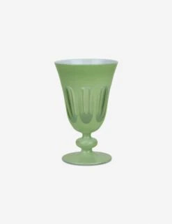 Rialto Tulip Glass (Set Of 2) -MIUBOW Furniture Shop GTU01 PSGRialtoGlassTulipPaleSageSet2