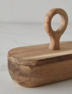 Gibson Divided Container With Lid 7 Gibson Divided Container With Lid -MIUBOW Furniture Shop GibsonDividedAcaciaWoodContainerwithLid 14470