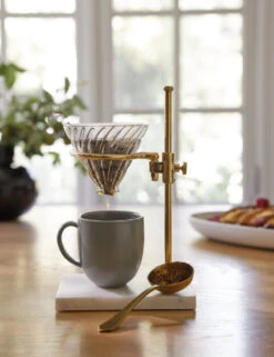 Brass & Marble Pour Over Stand By Farmhouse Pottery -MIUBOW Furniture Shop Guest Breakfast 9704 9d94149d 37fa 48e4 95c5 7a850bd4643a