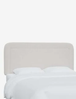 Gwendolyn Headboard -MIUBOW Furniture Shop GwendolynHeadboard SnowVelvet 1451FTTNSNW