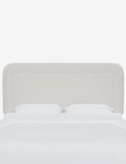Gwendolyn Headboard -MIUBOW Furniture Shop GwendolynHeadboard SnowVelvet 1451FTTNSNW 1