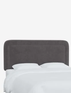 Gwendolyn Headboard -MIUBOW Furniture Shop GwendolynHeadboard SteelVelvet 1451FTTNSTL