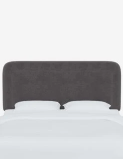 Gwendolyn Headboard -MIUBOW Furniture Shop GwendolynHeadboard SteelVelvet 1451FTTNSTL 1