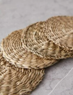 Taio Coasters (Set Of 4) -MIUBOW Furniture Shop Hand WovenSeagrassCoasters Setof4 15602