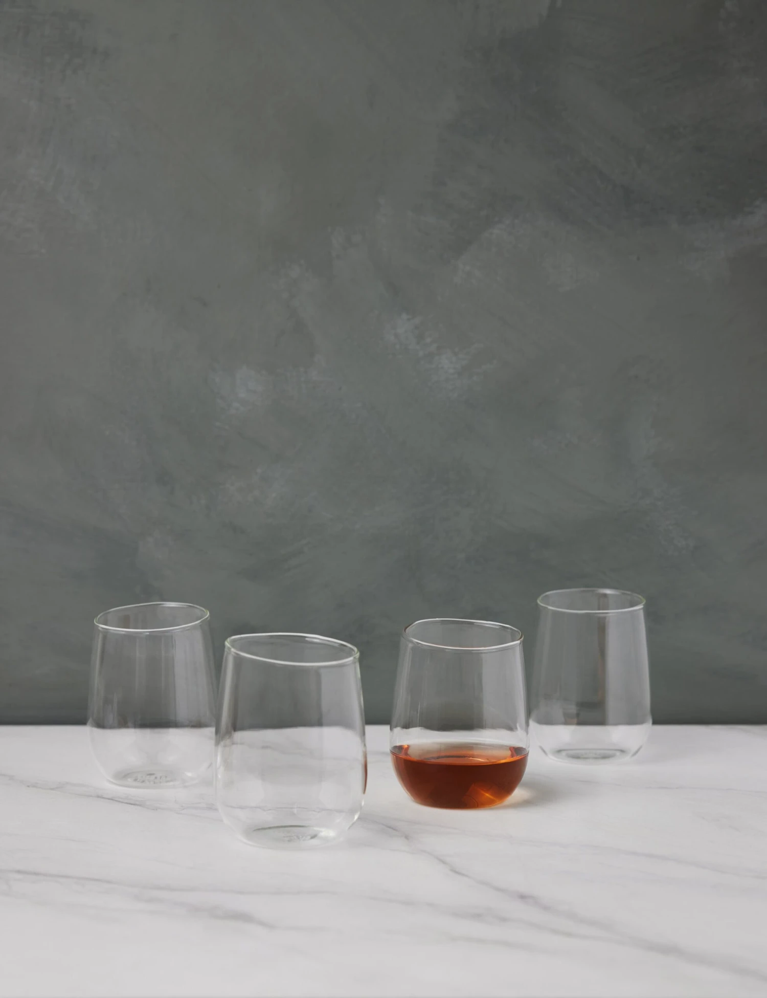 Organic Stemless Wine Glasses (Set Of 4) By Hawkins New York 1 Organic Stemless Wine Glasses (Set Of 4) By Hawkins New York