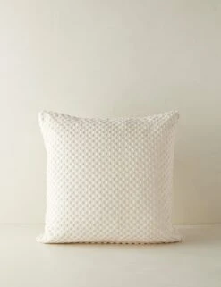 Hi-Lo Checker Velvet Pillow By Sarah Sherman Samuel -MIUBOW Furniture Shop Hi LoCheckerPillow IvorybySarahShermanSamuel A0655792B1040 Product