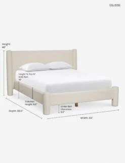 Hyvaa Bed By Sarah Sherman Samuel -MIUBOW Furniture Shop HyvaaBed Boucle 3609 CalKing