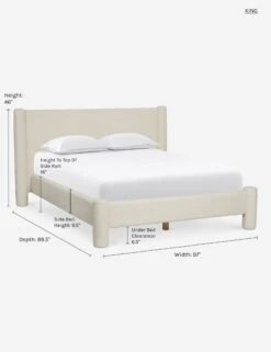 Hyvaa Bed By Sarah Sherman Samuel -MIUBOW Furniture Shop HyvaaBed Boucle 3609 King