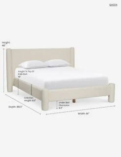 Hyvaa Bed By Sarah Sherman Samuel -MIUBOW Furniture Shop HyvaaBed Boucle 3609 queen