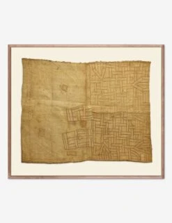 Vintage African Kuba Cloth 2 Textile Wall Art By ZBC House