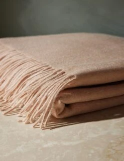 Lambswool Throw By Tartan Blanket Co -MIUBOW Furniture Shop LambswoolBlanketinSandMelange 2810 Swatch SITECROP