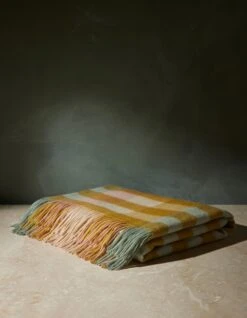 Lambswool Throw By Tartan Blanket Co -MIUBOW Furniture Shop LambswoolThrow PearBlossomCheckbyTartanBlanketCo 16155 Swatch SITECROP Product