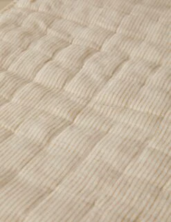 Lammin Linen Quilted Coverlet By Sarah Sherman Samuel -MIUBOW Furniture Shop LamminLinenCoverlet Goldenrod Queen Full A0656731 021 Product