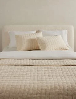 Lammin Linen Quilted Coverlet By Sarah Sherman Samuel -MIUBOW Furniture Shop LamminLinenCoverlet Goldenrod Queen Full A0656731 1 Product