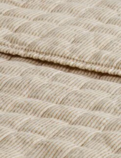 Lammin Linen Quilted Coverlet By Sarah Sherman Samuel -MIUBOW Furniture Shop LamminLinenCoverlet Goldenrod Queen Full A0656731 859 Product