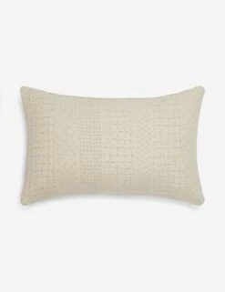 Larchmont Indoor / Outdoor Pillow By Sunbrella For Lulu And Georgia 23 Larchmont Indoor / Outdoor Pillow By Sunbrella For Lulu And Georgia -MIUBOW Furniture Shop LarchmontIndoor OutdoorLumbarPillow Ivory A0652662B
