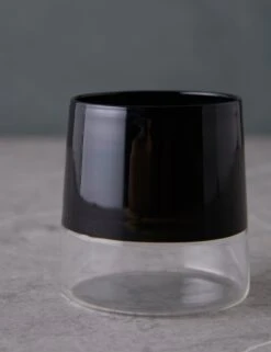 Light Colore Wine Tumbler By Ichendorf Milano -MIUBOW Furniture Shop LightColoreWineTumbler ClearandBlackbyIchendorfMilano 15746