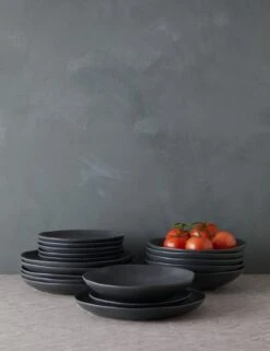 Livia Dinnerware (18-Piece Set) By Costa Nova 16 Livia Dinnerware (18-Piece Set) By Costa Nova -MIUBOW Furniture Shop LiviaDinnerware 18 PieceSet byCasafina Black L0467305 1967